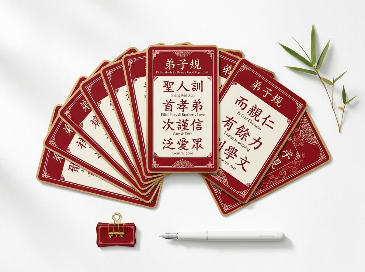 Di Zi Gui Cards