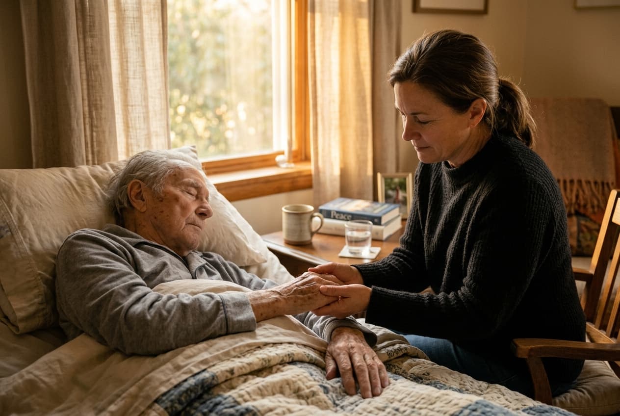 The Sacred Vigil: Providing Peace During Your Parent’s Final Days in Hospice